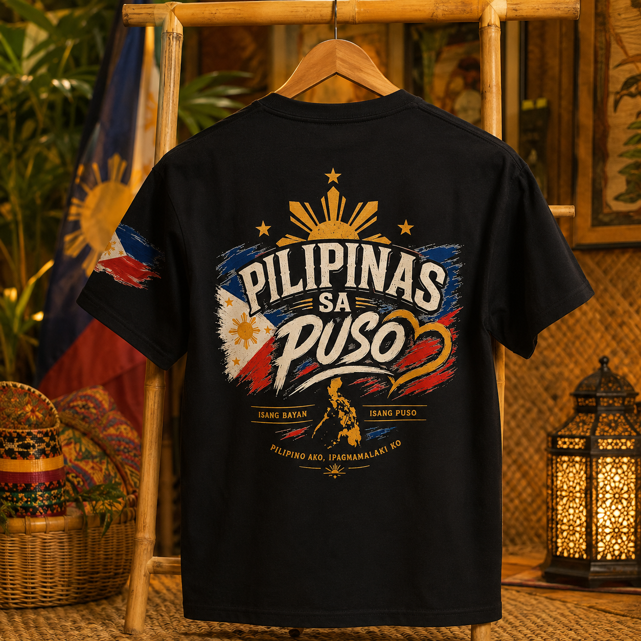 PILIPINAS SA PUSO | FILIPINO PRIDE UNISEX T-SHIRT | LIMITED EDITION| Boutique LH Montréal