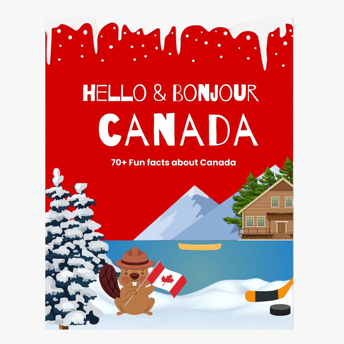 Hello & Bonjour Canada – Fun Facts Children's Book | Boutique LH Montréal