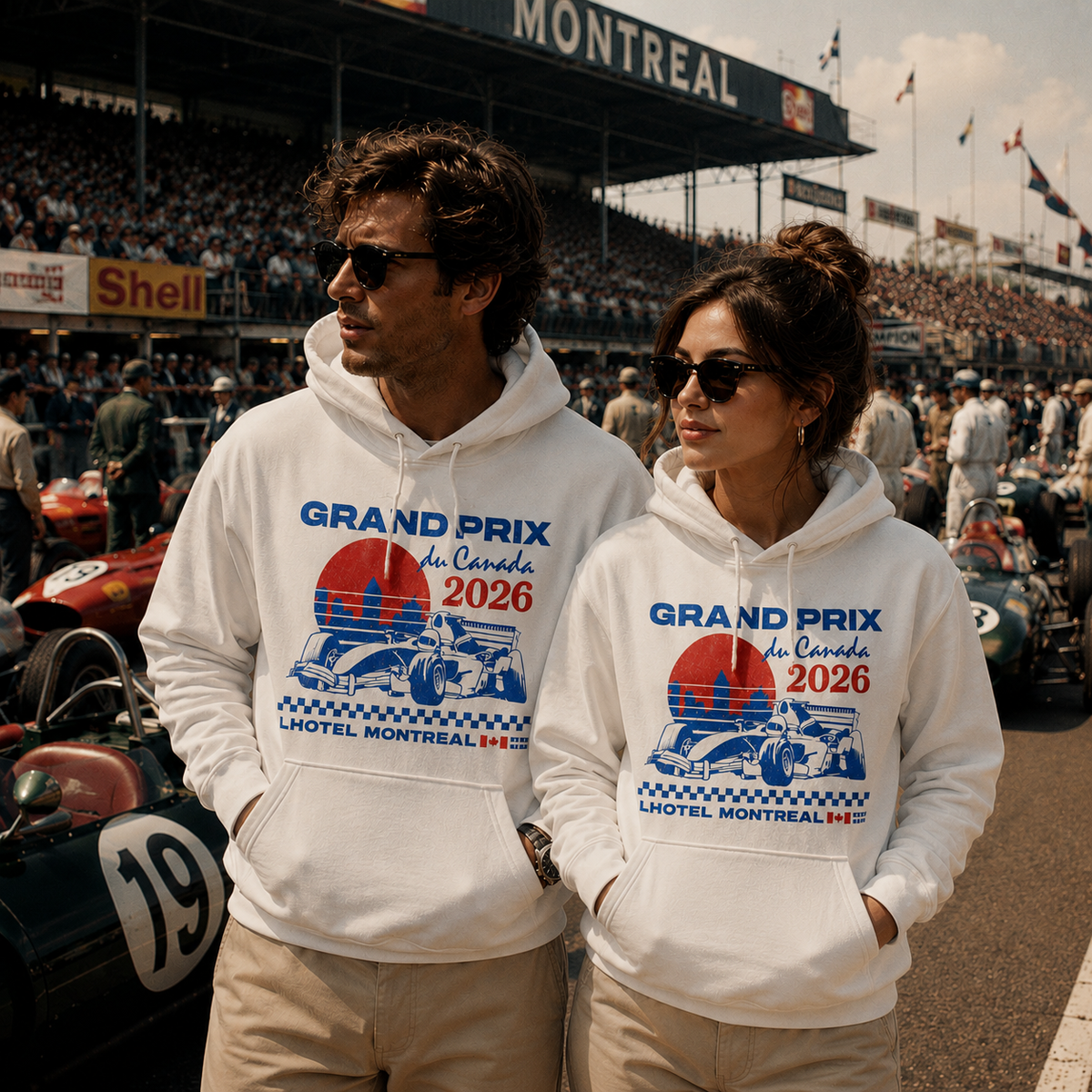 Montréal Grand Prix Hoodie – LHotel Souvenir Unisex Sweatshirt | Boutique LH Montréal