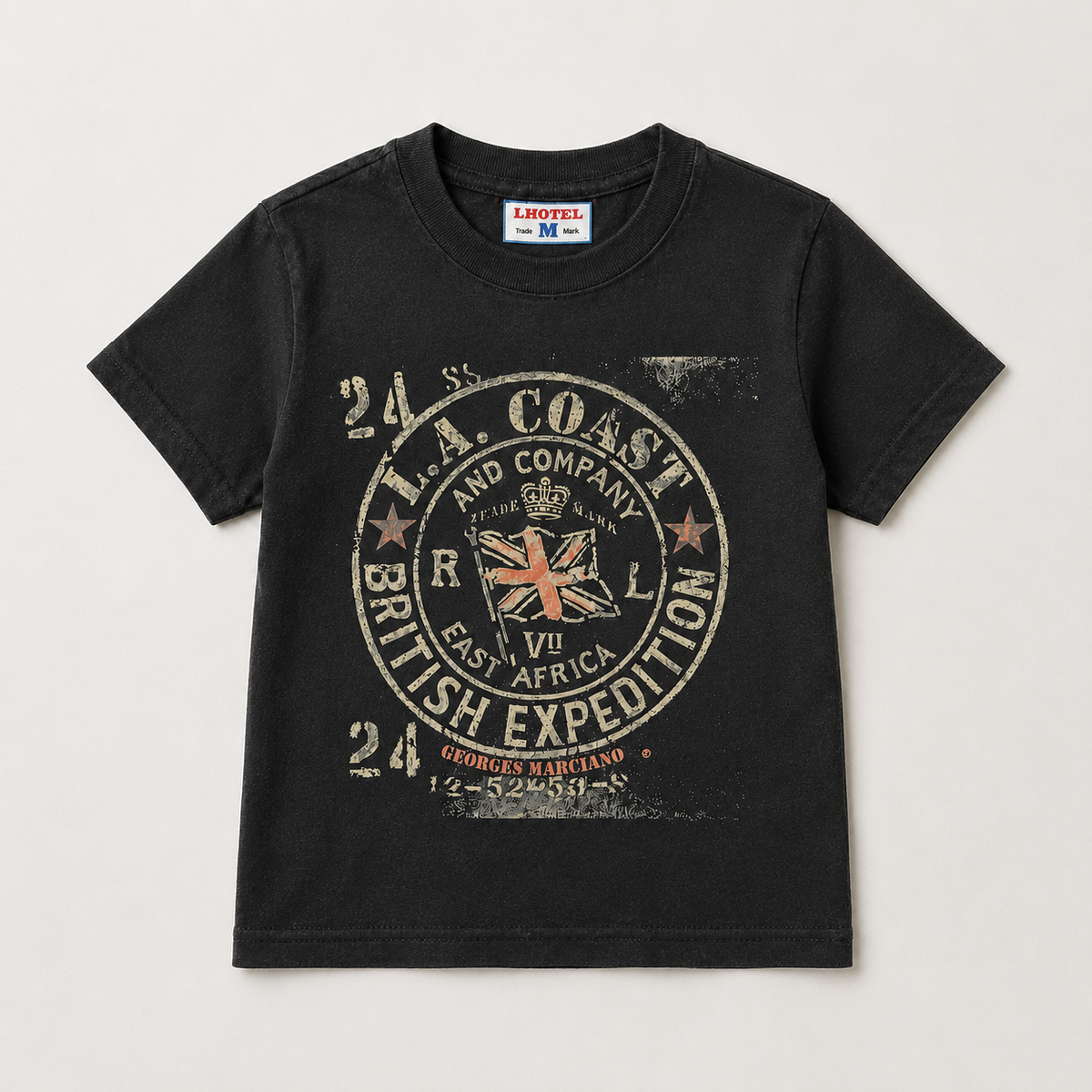 Georges Marciano Collection – British Expedition Graphic T-Shirt | Boy Kids Category | Boutique LH Montréal