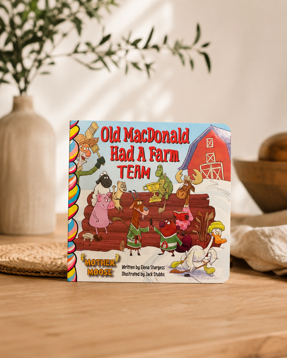 Old MacDonald Had a Farm TEAM Board Book | Boutique LH Montréal