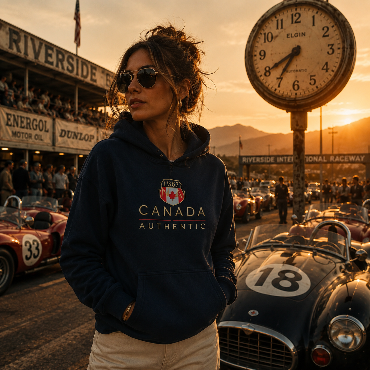 Canada Authentic Heritage Hoodie | Navy