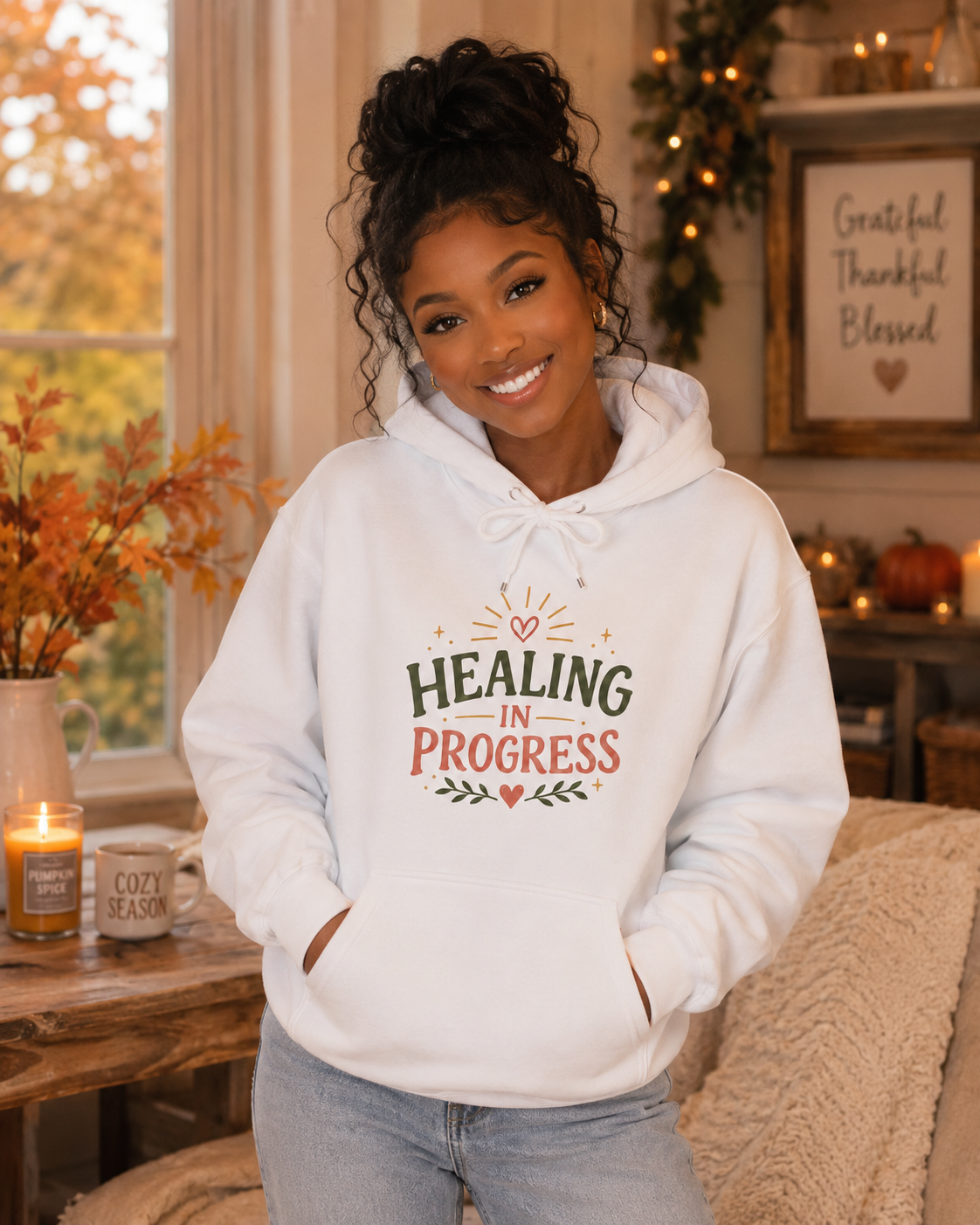 HEALING IN PROGRESS | UNISEX HOODIE