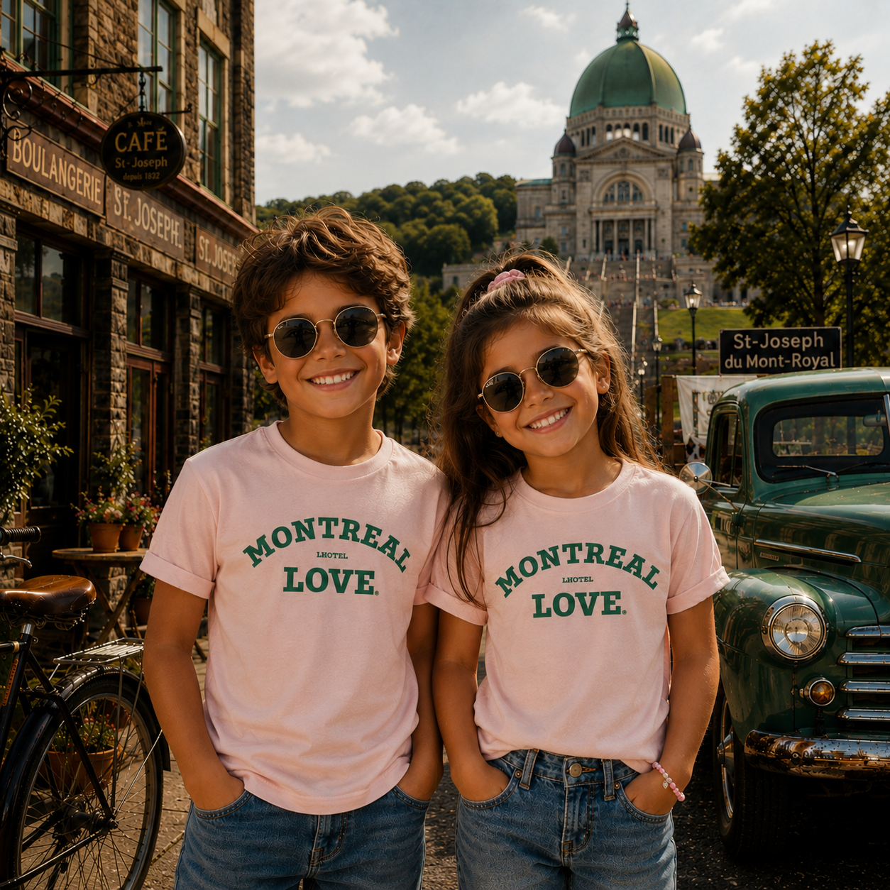 Montréal Love Kids T-Shirt – PINK | Boutique LH Montréal