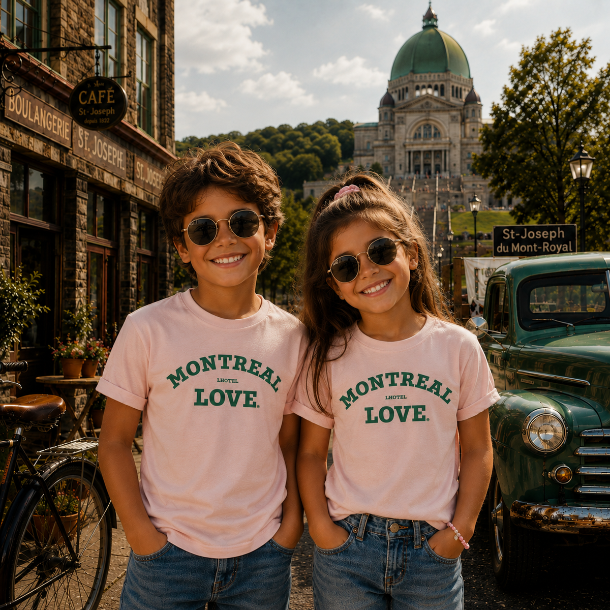 Montréal Love Kids T-Shirt – PINK | Boutique LH Montréal